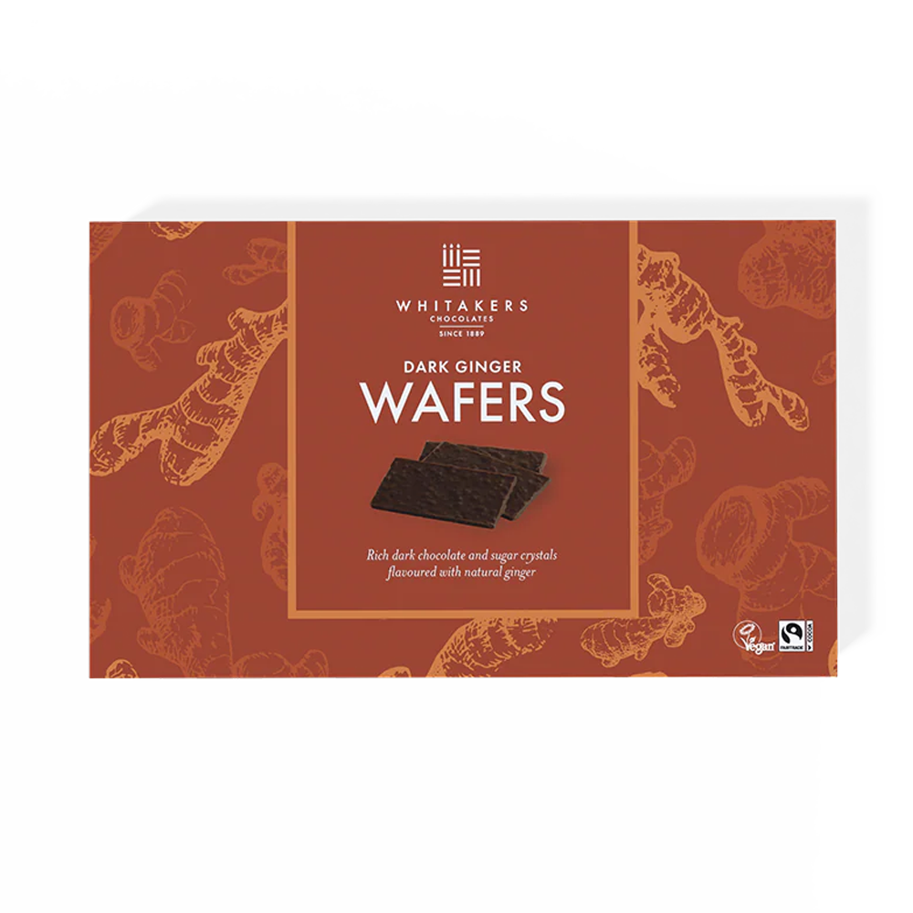 Dark Chocolate Ginger Wafer Thins (175g)