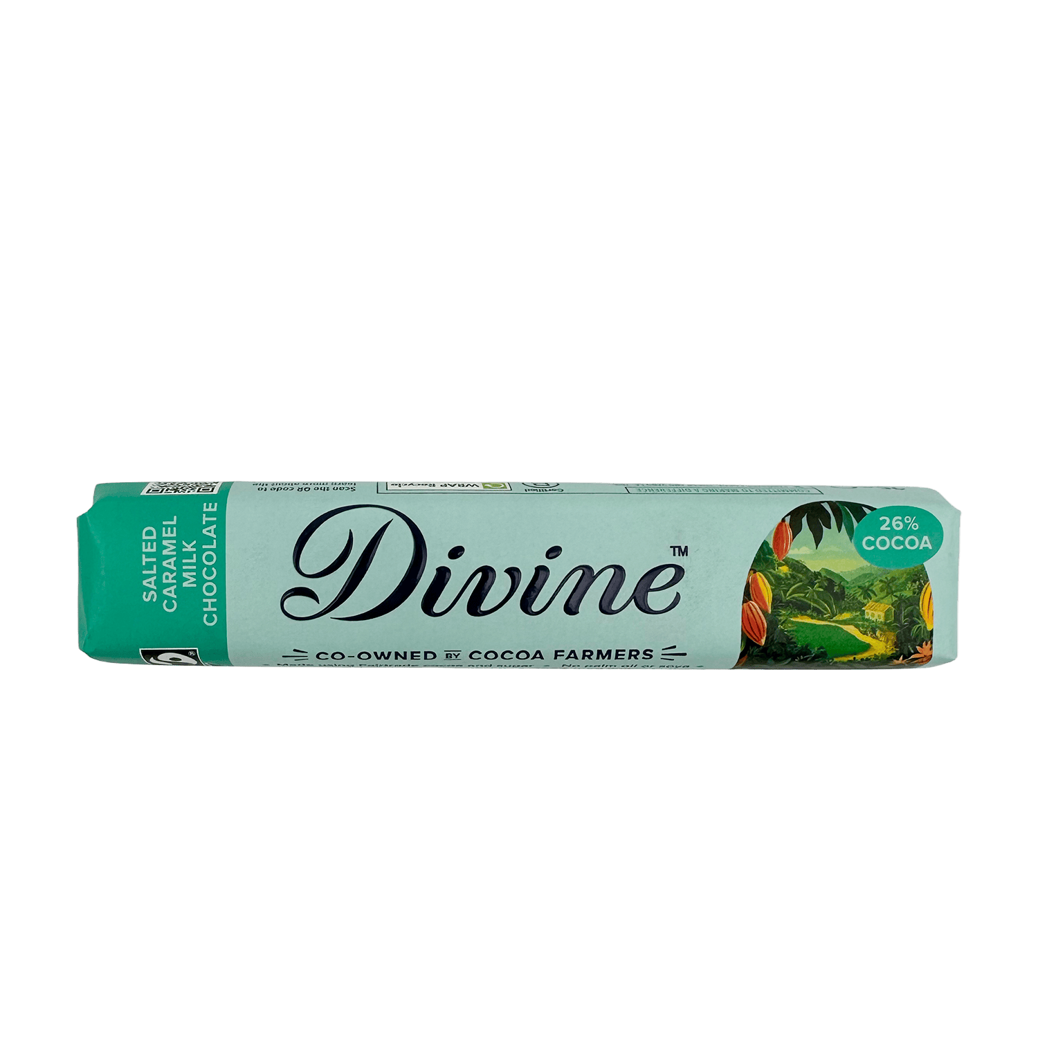 Divine Divine Chocolate 38% Milk Salted Caramel 5x35g Bars | Fairtrade