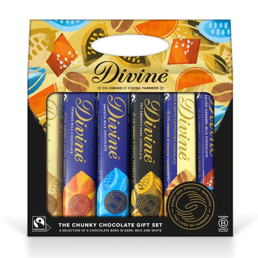 Divine The Chunky Chocolate Gift Pack (6 x 35g)
