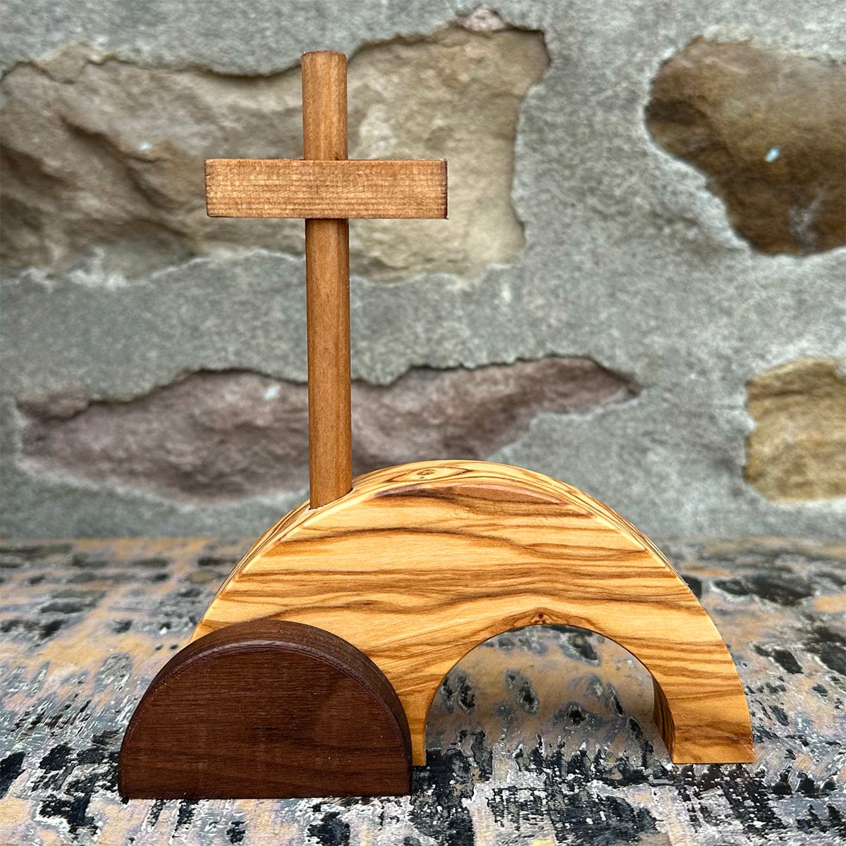 We Are Fair Trade Ltd Hand-made Wooden Resurrection Scene – Easter Display | Made in the UK