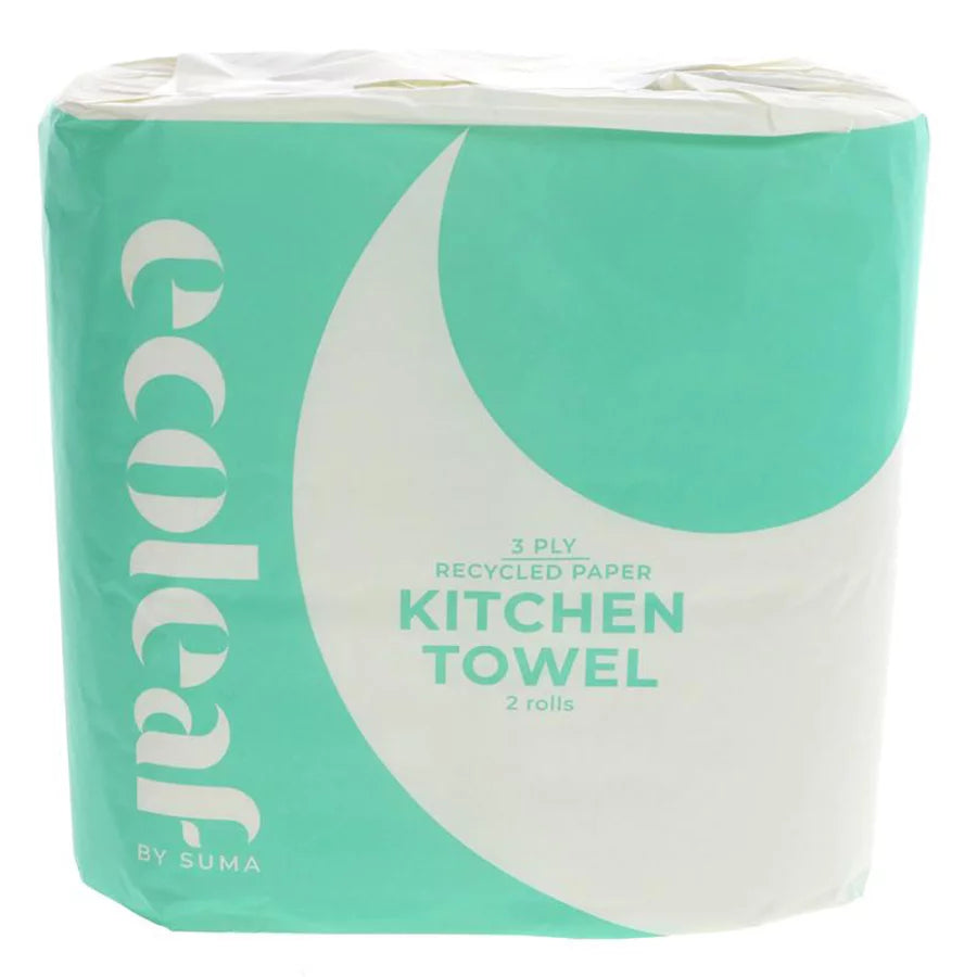 Ecoleaf Recycled Paper Kitchen Towel (2 Rolls)
