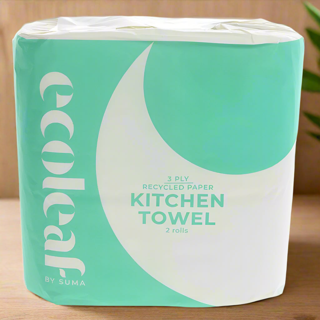 Ecoleaf Recycled Paper Kitchen Towel (2 Rolls)