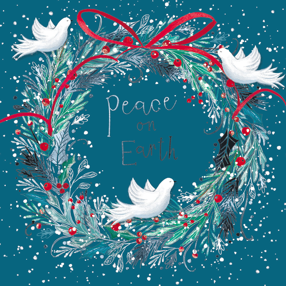 Peace On Earth Christian Charity Christmas Card (Pack of 10)
