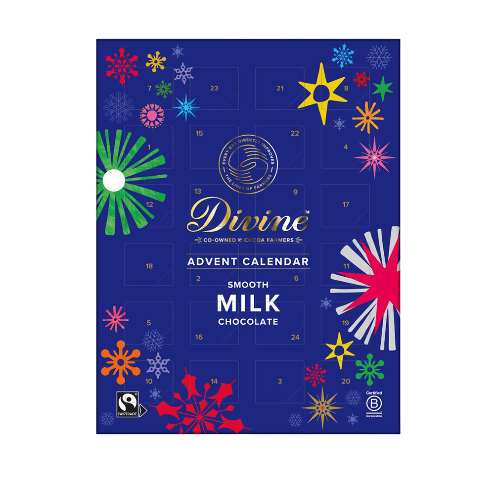 Divine Milk Chocolate Advent Calendar, 85G