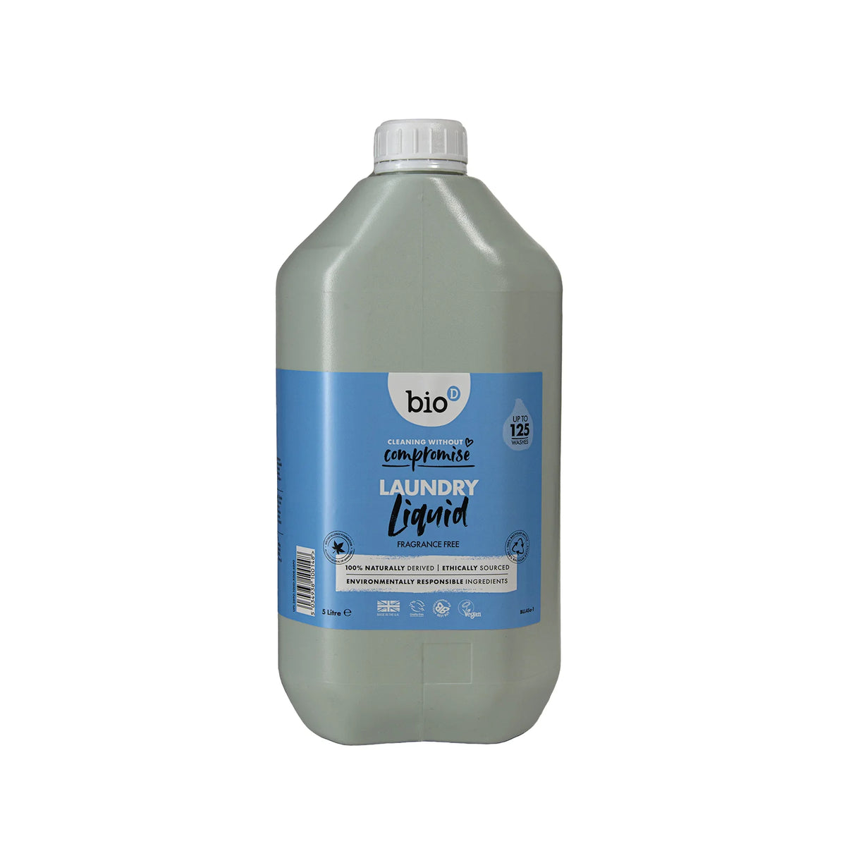 Bio-D Fragrance Free Non Bio Laundry Liquid  5L