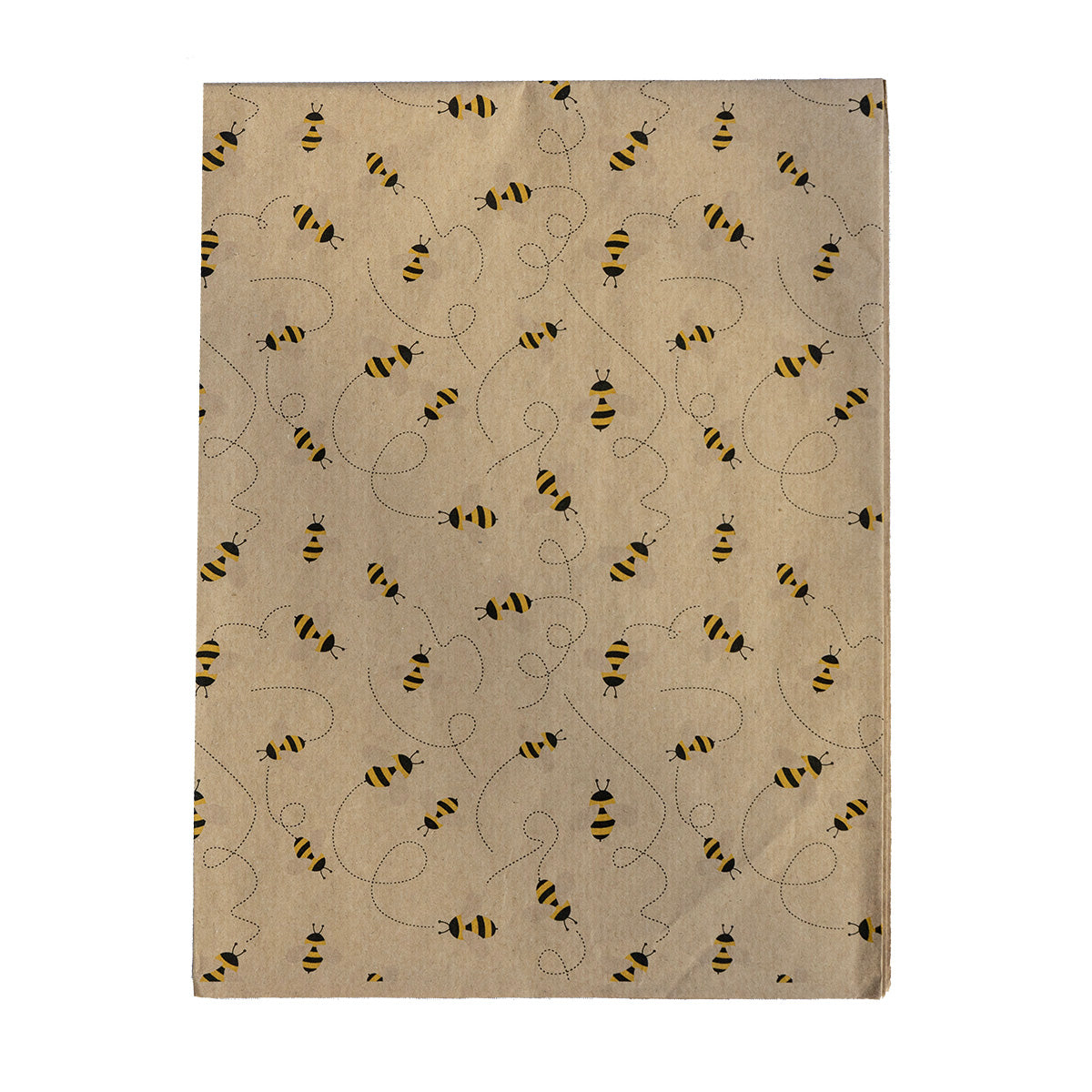 Bee Recycled Kraft Wrapping Paper Gift Wrap (1m x 50cm)