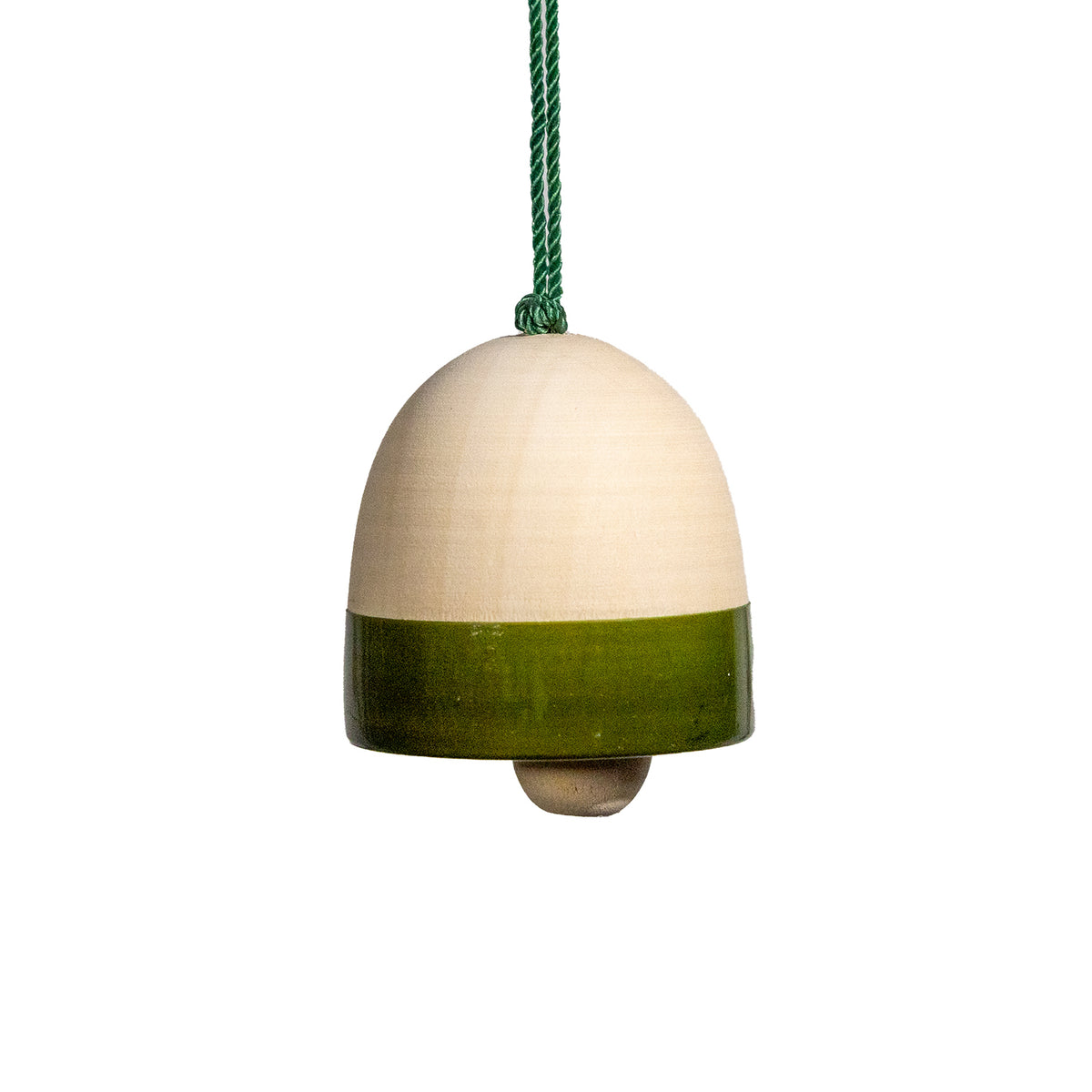Christmas Bell Green - Block Colour Bottom