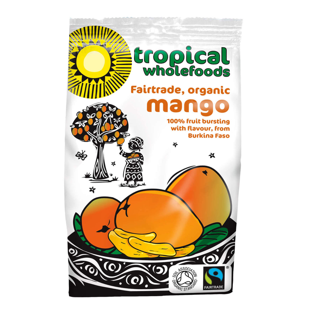Fairtrade Chewy Organic Mango (100g)