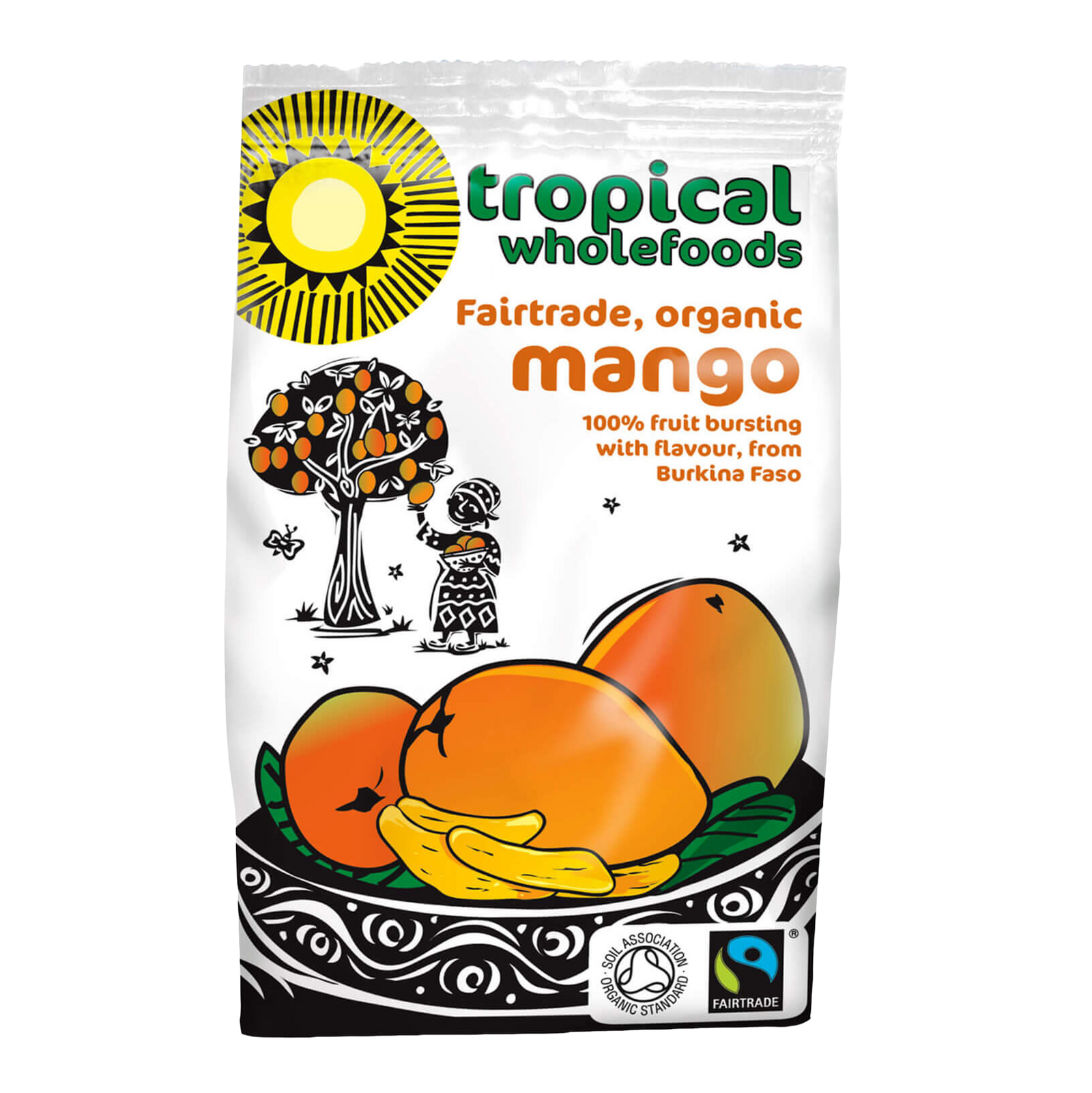 Fairtrade Chewy Organic Mango (100g)