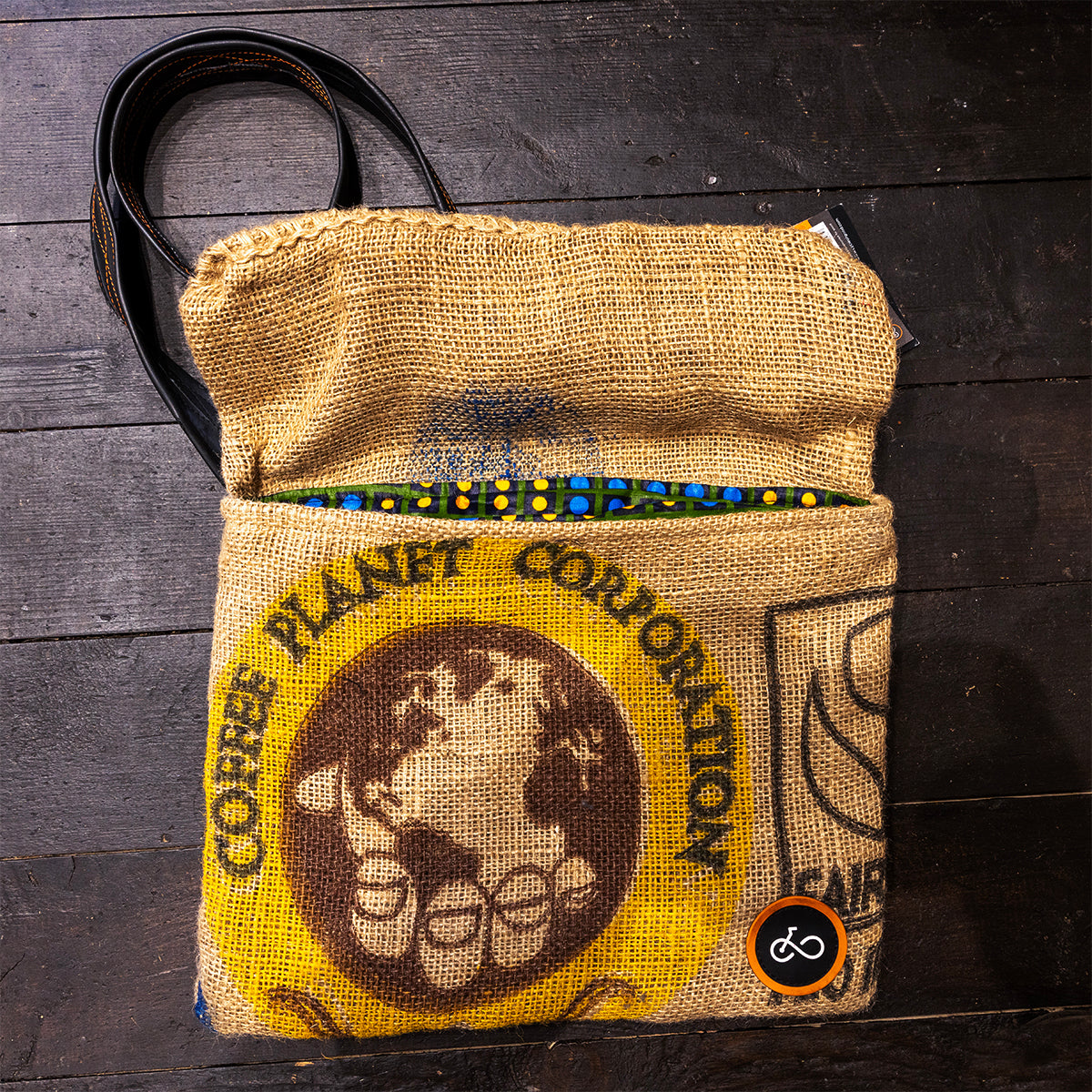 Recycled Coffee Sack Messenger Bag We Are Fair Trade Ltd