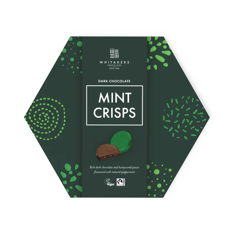 Dark Mint Chocolate Honeycomb Crisps