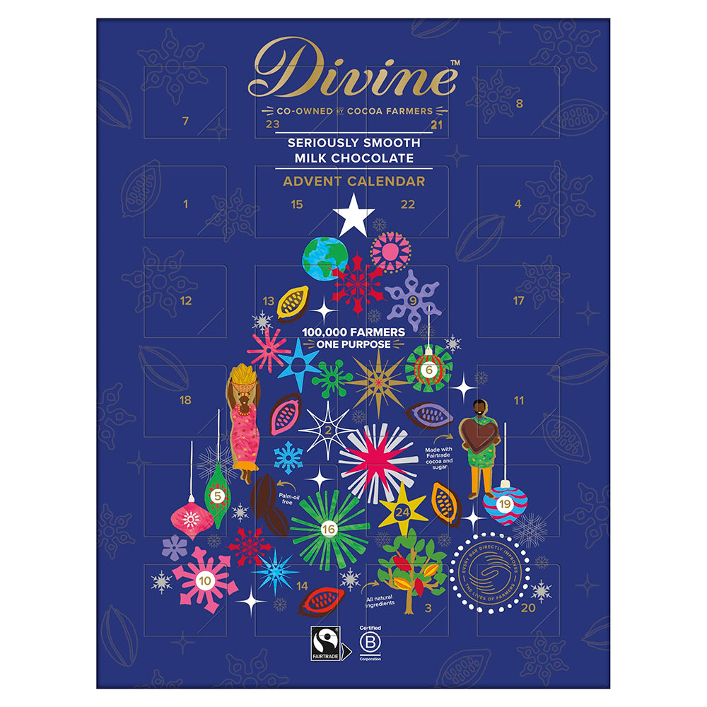 Divine Milk Chocolate Advent Calendar, 85G