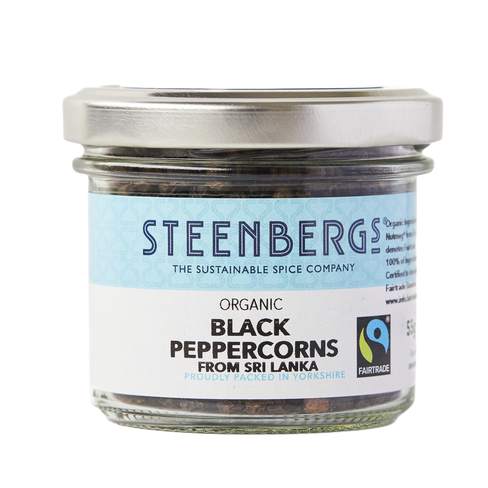 Fairtrade Black Peppercorns (55g)