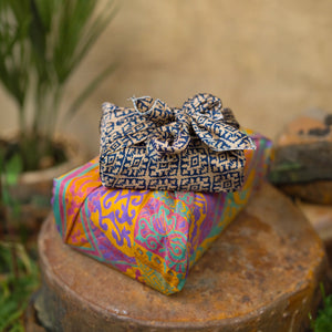 Recycled Sari Gift Wrap (Set Of 4)