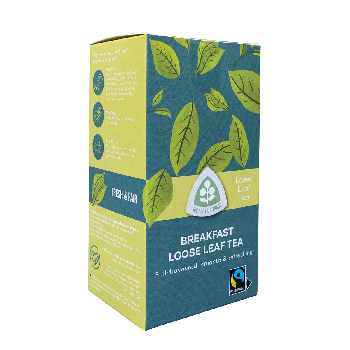 We are Fairtrade breakfast blend loose leaf tea