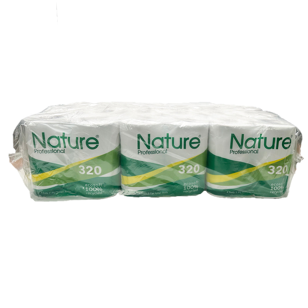Nature 320 Sheet Toilet Tissue Recycled  (4 rolls)