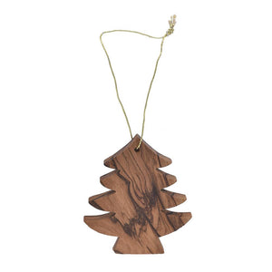 Olive Wood Tree Hanging Decoration