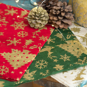 Christmas Lokta Gift Wrap Paper (4 sheets)