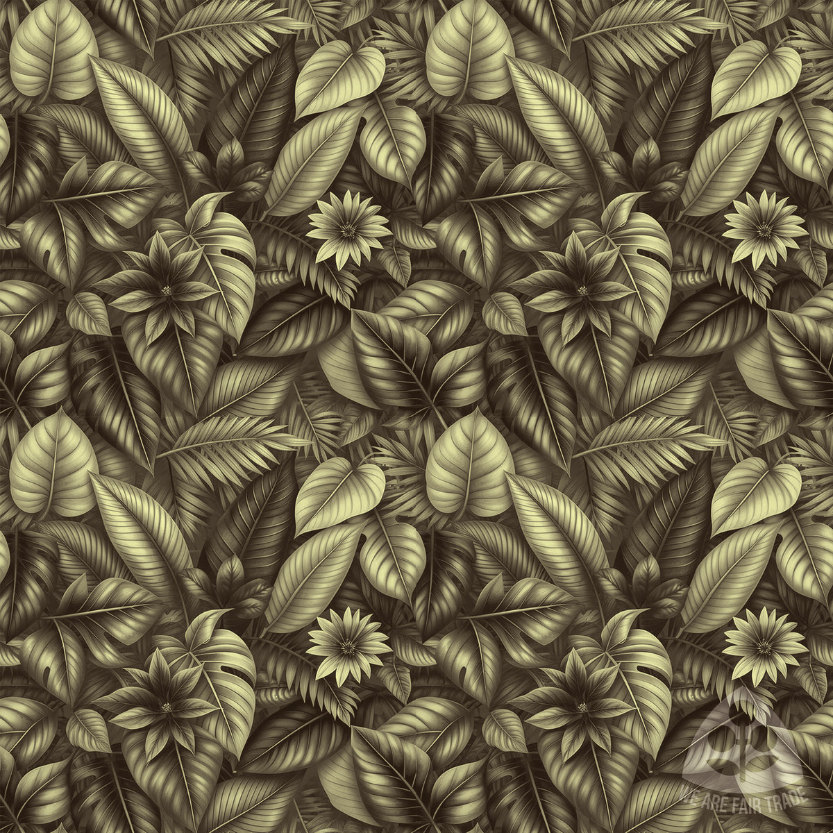 South American Flowers Tote Bag - Bronze