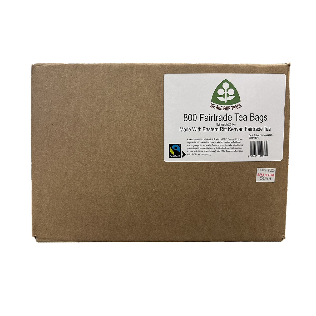 We Are Fair Trade Tea Bags Catering Pack (800 bags)
