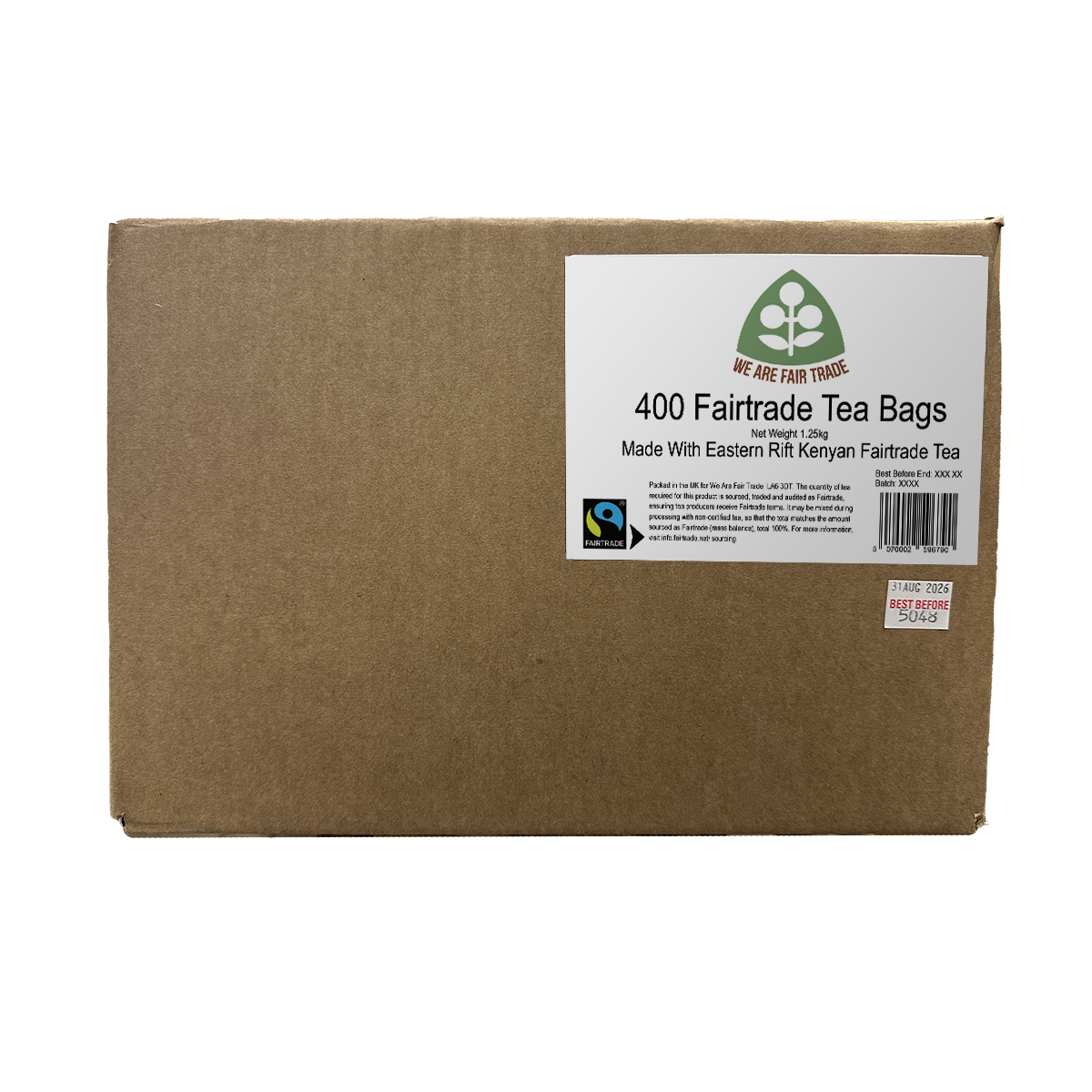We Are Fair Trade Tea Bags Catering Pack (400 bags)