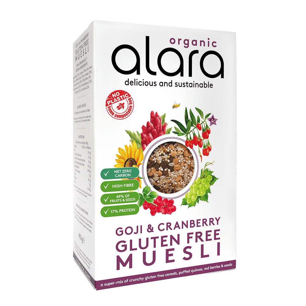 Alara Goji &amp; Cranberry Gluten Free Muesli
