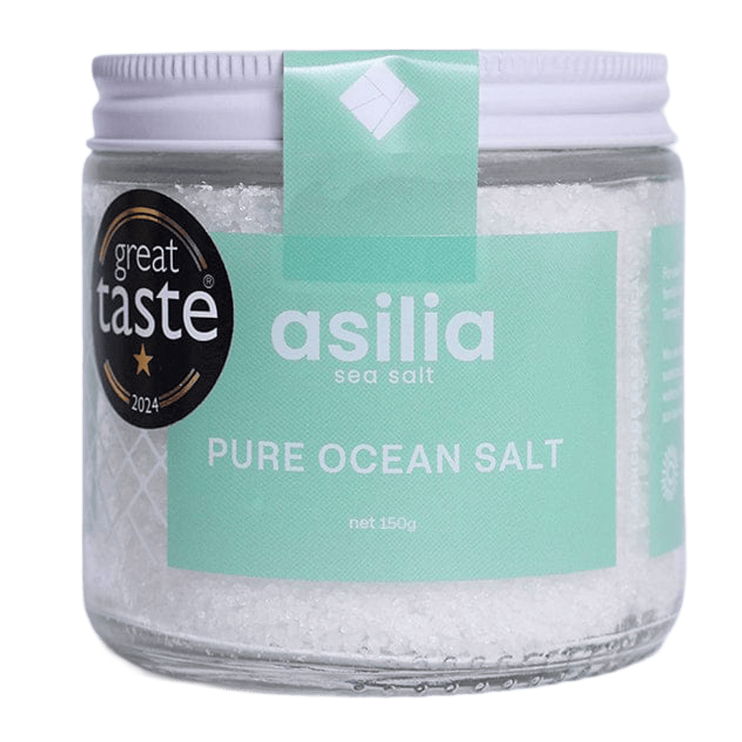 Asilia Pure Ocean Sea Salt (140g) | Natural Sun-Dried Sea Salt