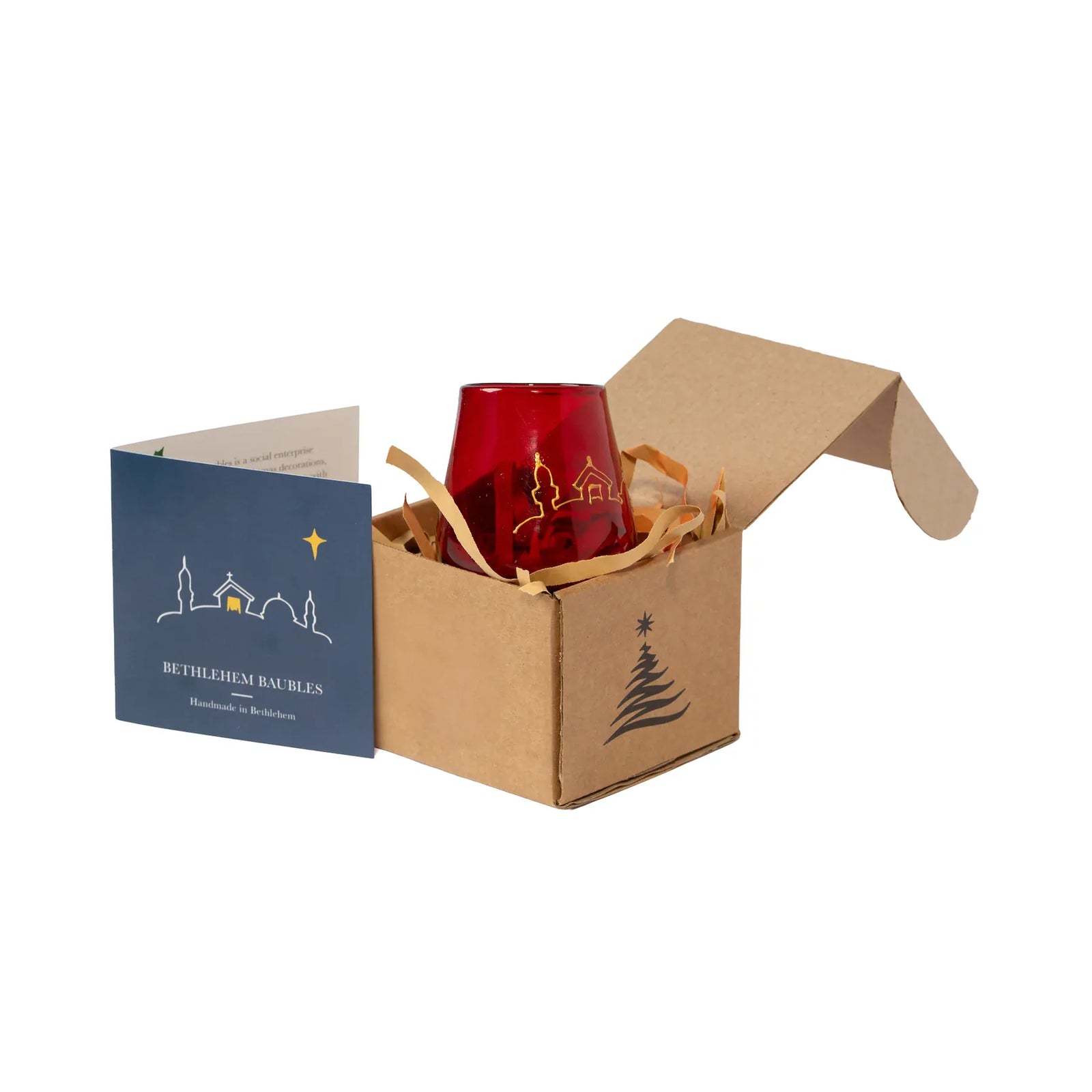 Bethlehem Baubles Peace Light - Red