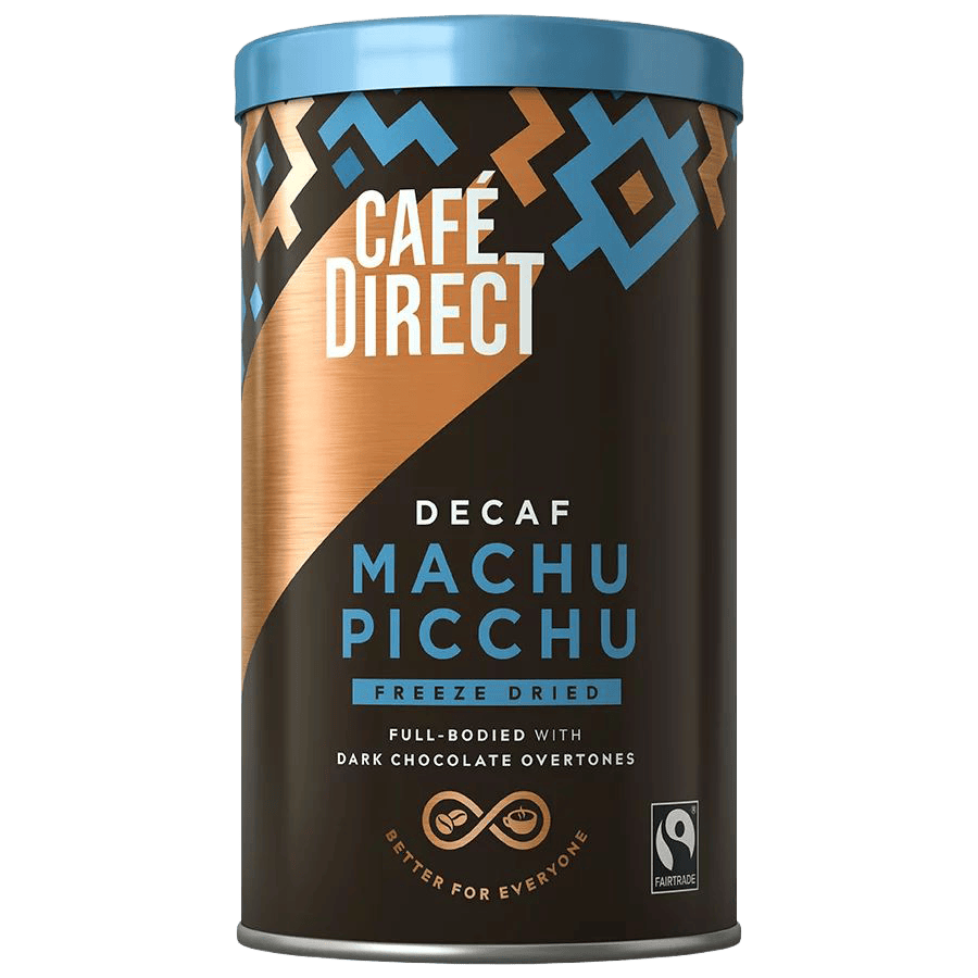 Café Direct Cafédirect Fairtrade Freeze Dried Instant Machu Picchu Decaf 100g