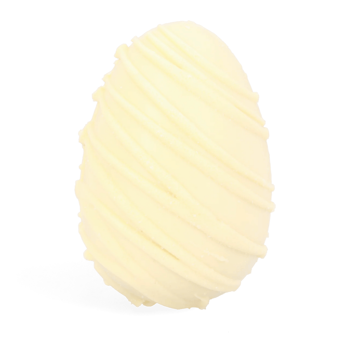 Cocoa Loco Lemon Drizzle White  Chocolate Easter Egg (225g) | Fairtrade Organic Hand-Made UK