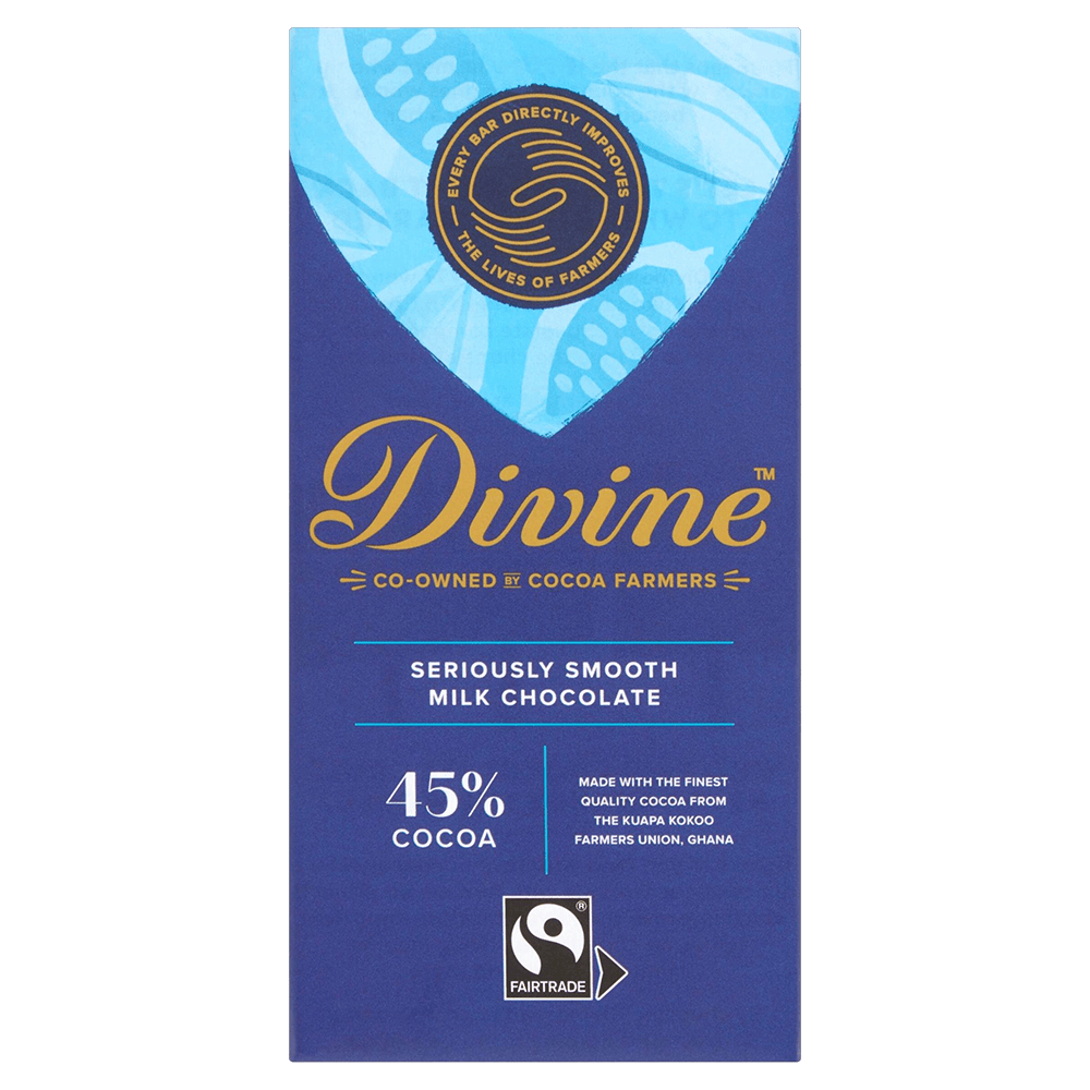 Divine Divine 45% Milk Chocolate Bar  90g