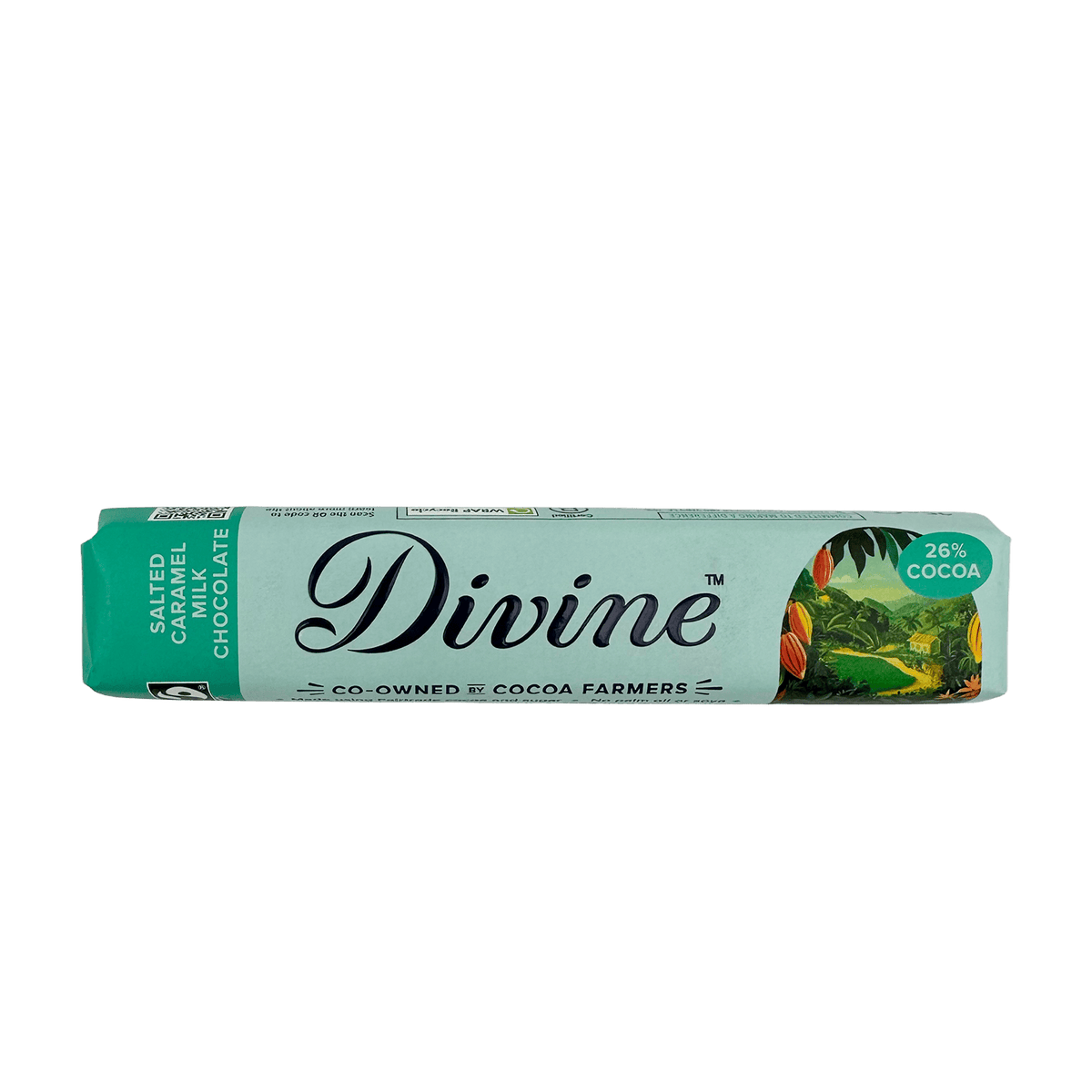 Divine Divine Chocolate 38% Milk Salted Caramel 5x35g Bars | Fairtrade