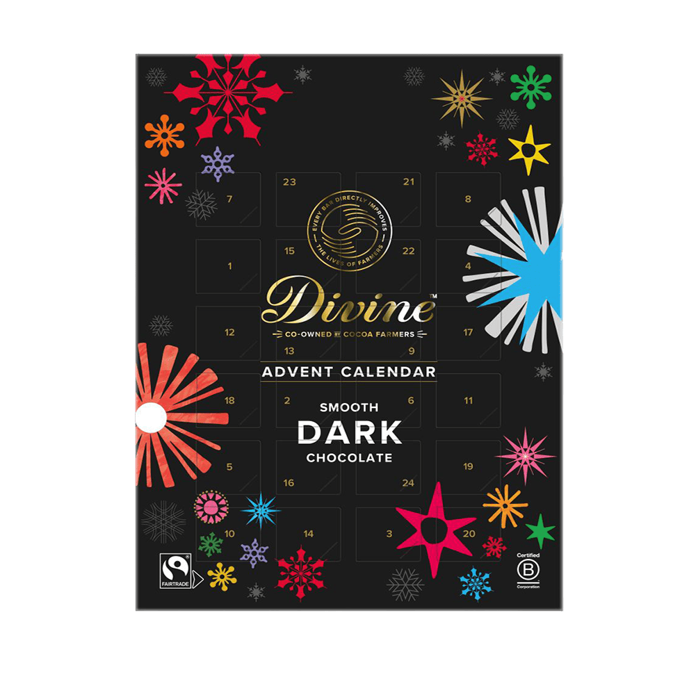 Divine Divine Dark Chocolate Advent Calendar, 85G - 75% Off!