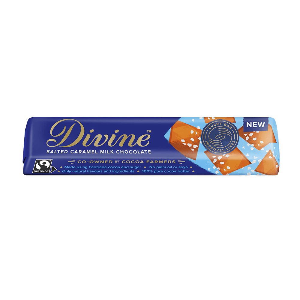 Divine Salted Caramel Chocolate (5x35g bars)