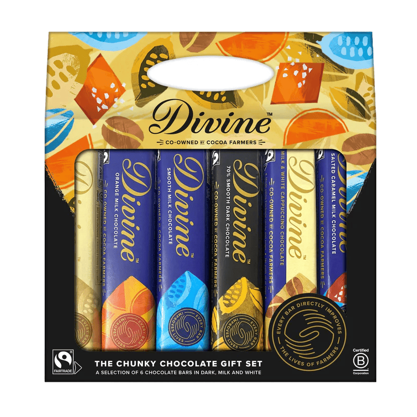 Divine The Chunky Chocolate Gift Pack (6 x 35g)