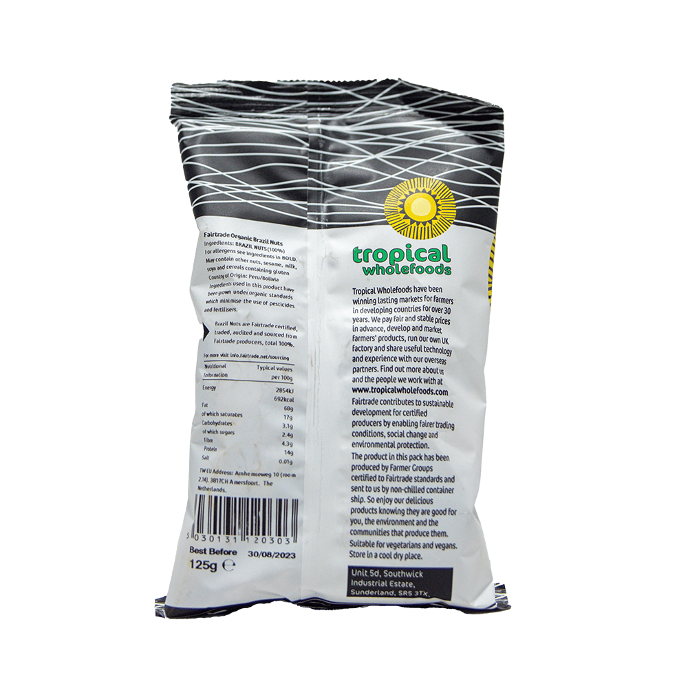 Equal Exchange Organic Fairtrade Brazil Nuts (125g)