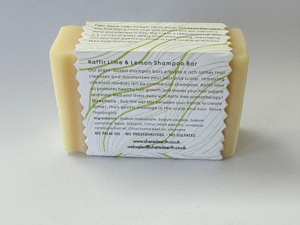 Kaffir Lime &amp; Lemon Shampoo Bar (100g)
