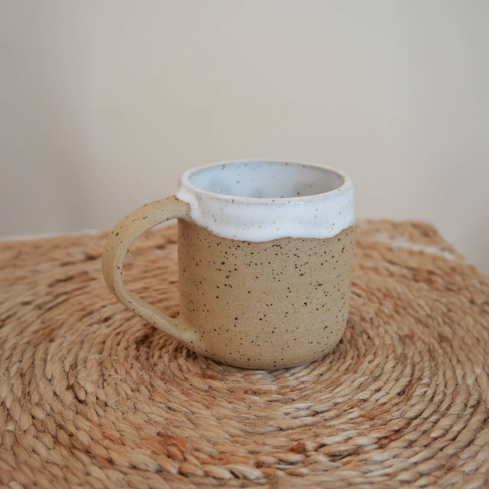 Fernweh Clay Designs Handmade Ceramic Espresso Mug - Speckled Raw Clay