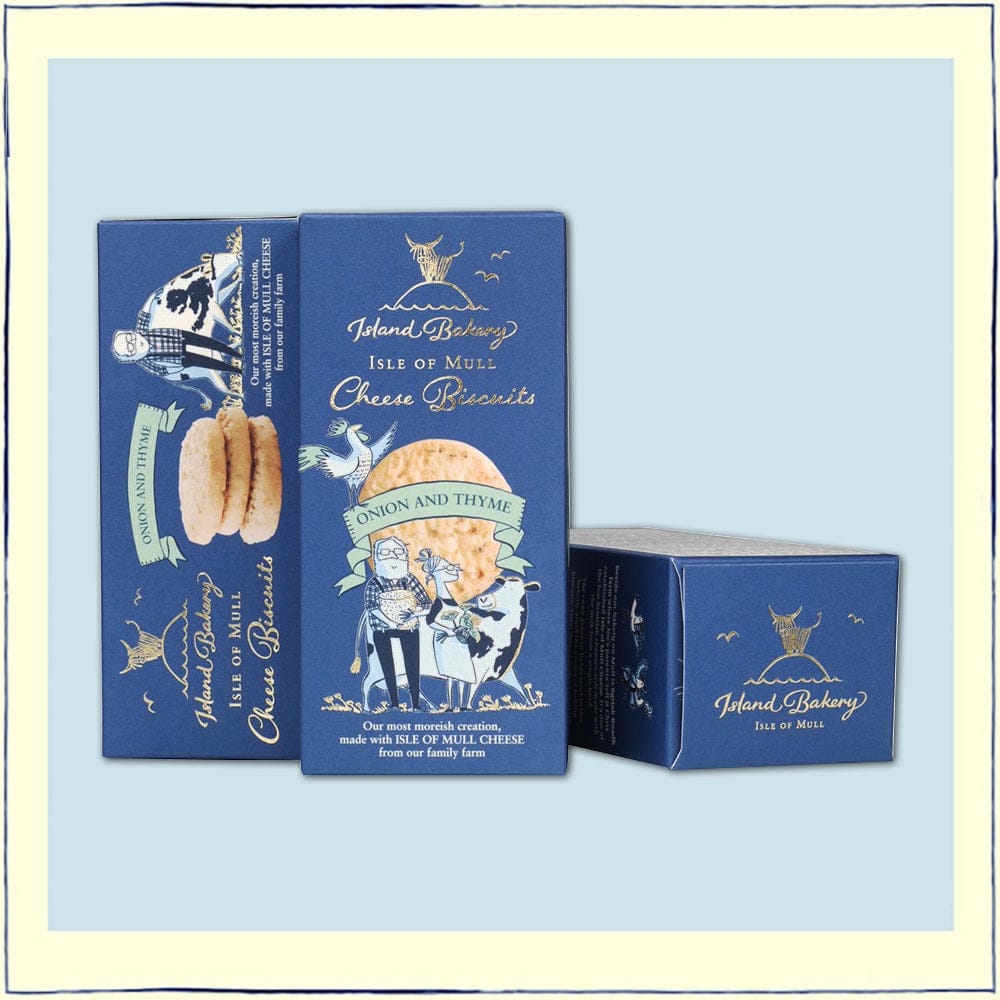 Island Bakery Isle of Mull Cheese Biscuits – Onion &amp; Thyme