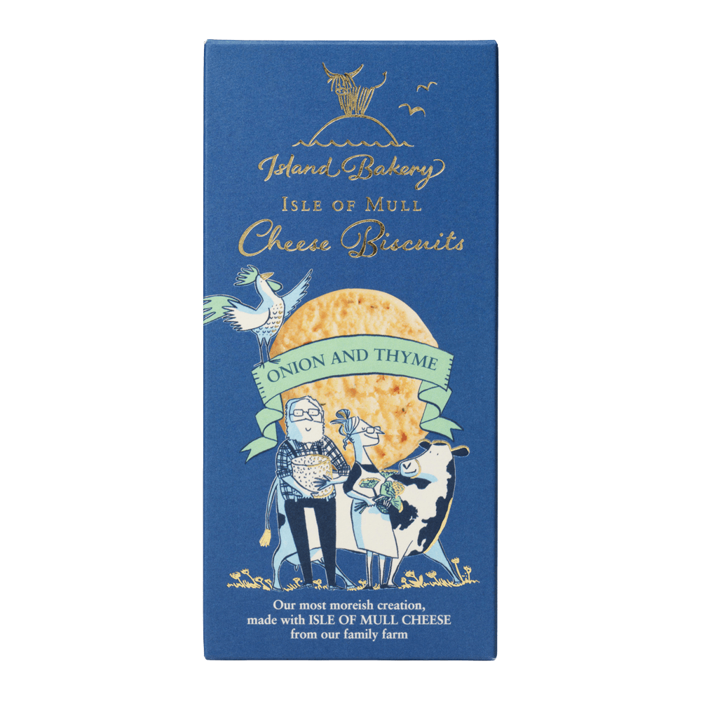 Island Bakery Isle of Mull Cheese Biscuits – Onion &amp; Thyme