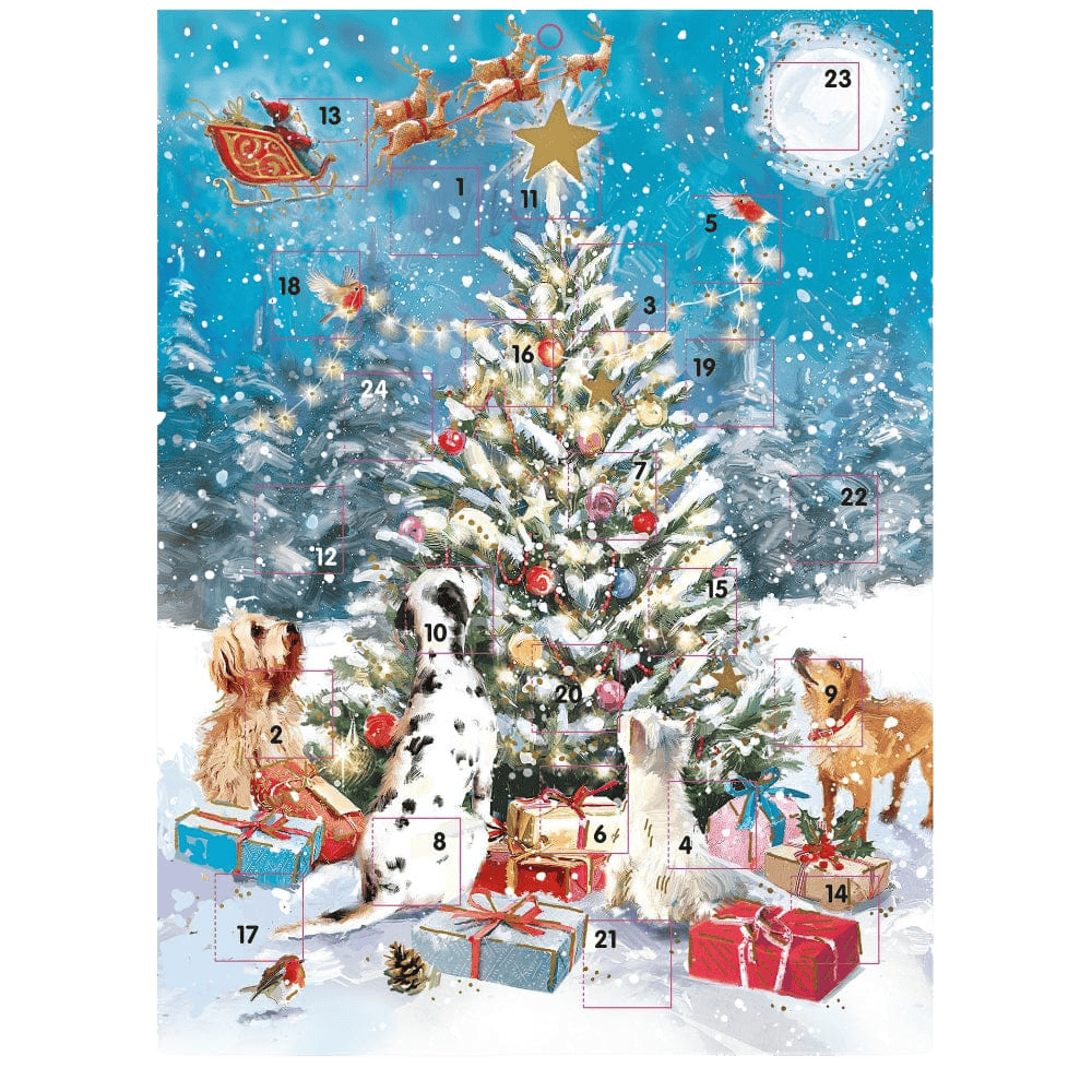 Ling Advent Calendar Card - CHRISTMAS TREE