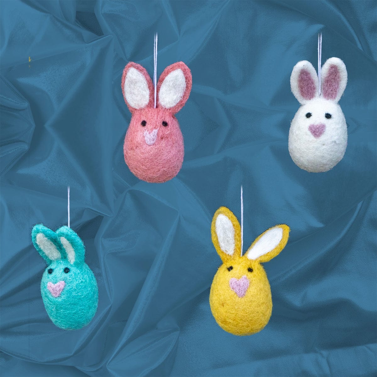 Namaste Felt Rabbit Egg Decoration