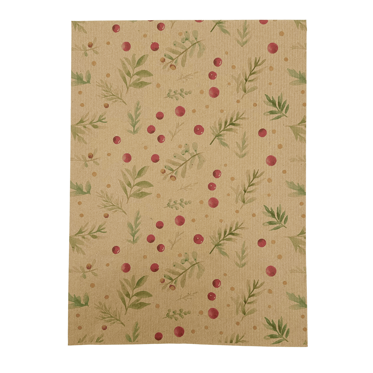 PlanetWrapIt Christmas Berries Recycled Gift Wrap (1m x 50cm)