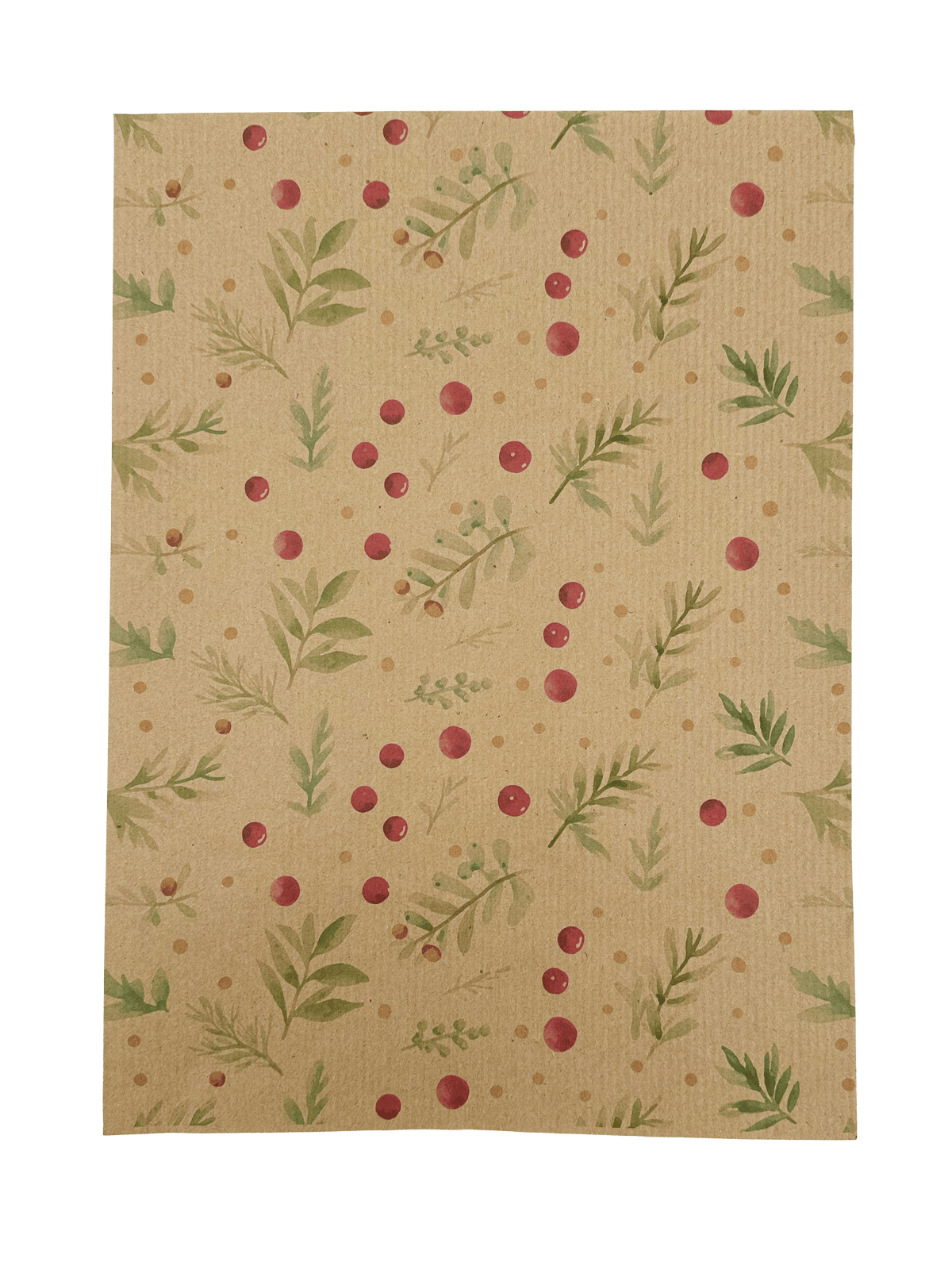 PlanetWrapIt Christmas Berries Recycled Gift Wrap (1m x 50cm)