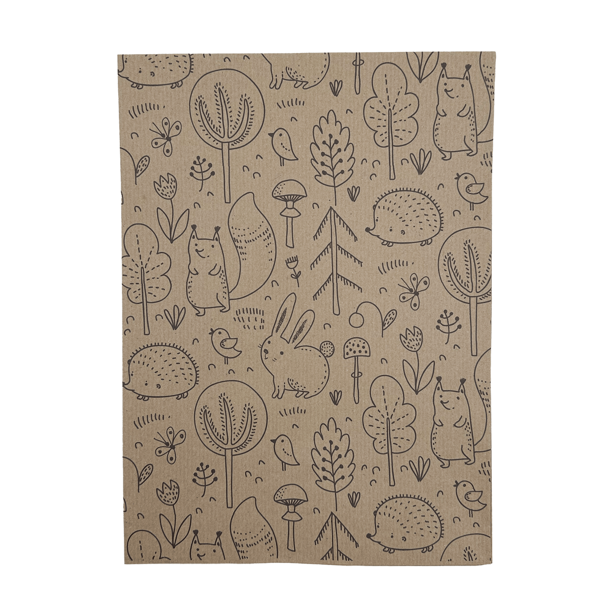 PlanetWrapIt Forest Animals Recycled Gift Wrap (1m x 50cm)