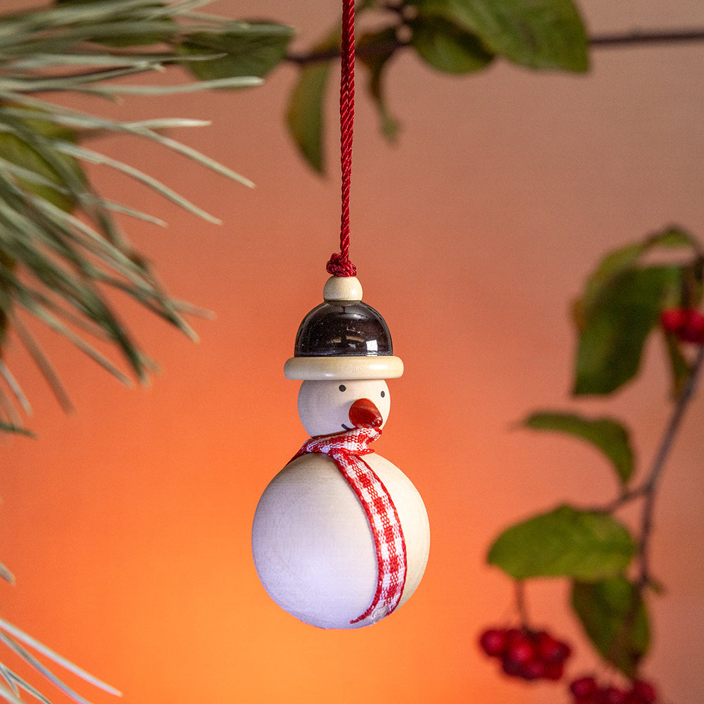 Christmas Wooden Snowman Decoration