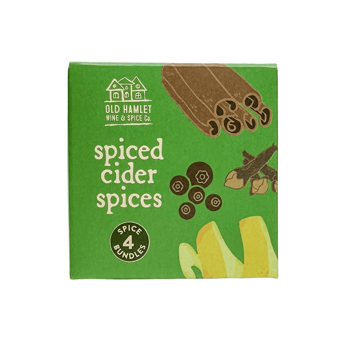 Steenbergs Spiced Cider/Apple Juice Pouchettes in Green Cube
