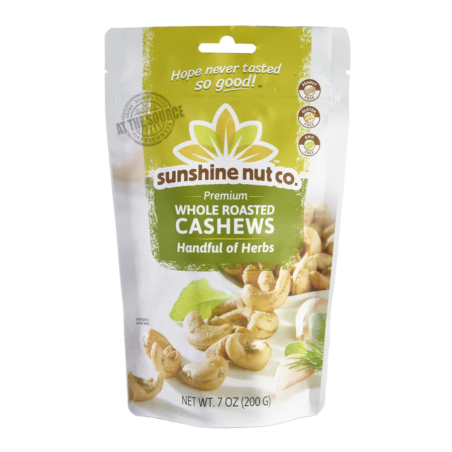 Herby Whole Roasted Cashew Nuts (200g)