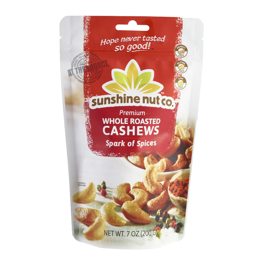 Spicy Whole Roasted Cashew Nuts (200g)