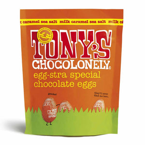 Tony's Easter eggs milk caramel sea salt pouch (178g)